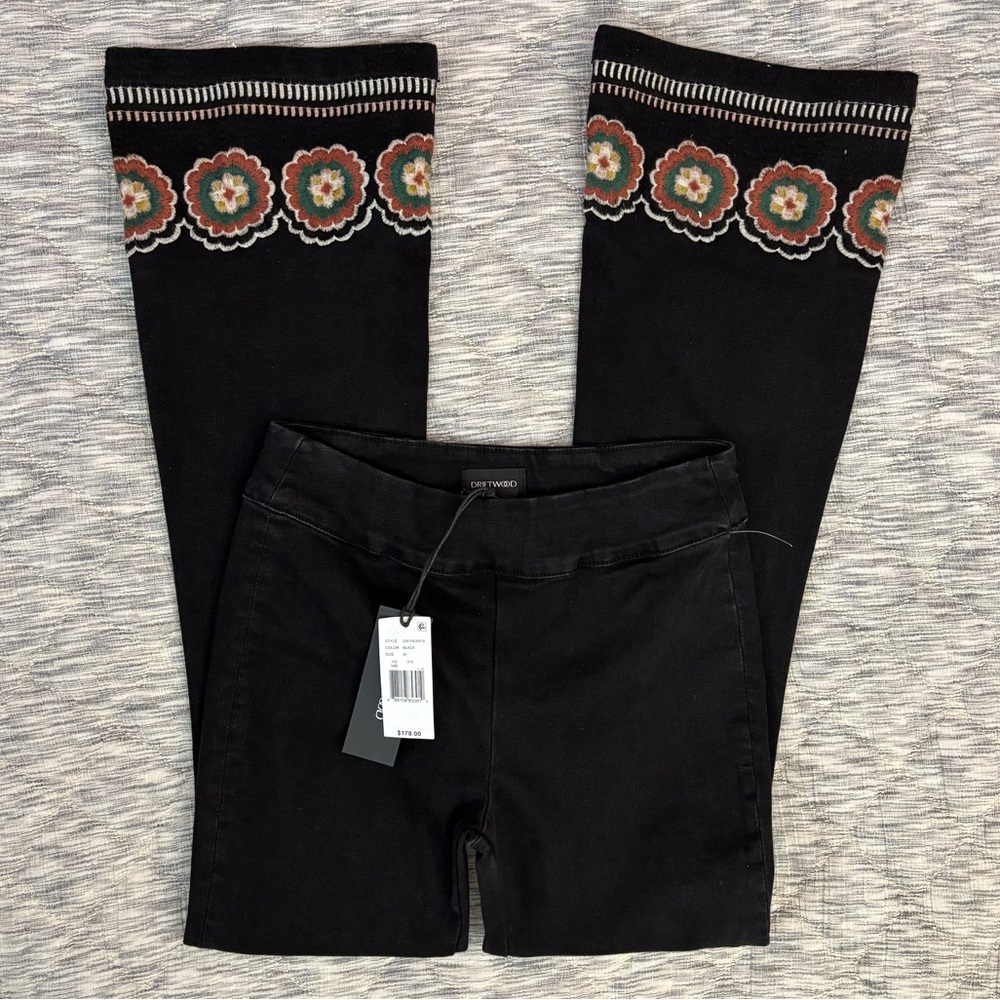 Driftwood Pull-On Bootcut Jeans Sz M NWT | Driftwood Women Bootcut Boho Jeans- - Picture 2 of 9